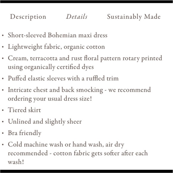 NWOT Christy Dawn The Brooklyn Dress in Mandarin Ditsy Field Size 2X - Picture 5 of 12